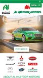 Mobile Screenshot of alhabtoor-motors.com